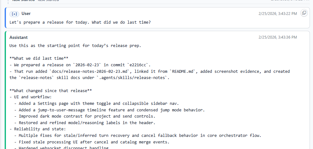Collapsed jump sections