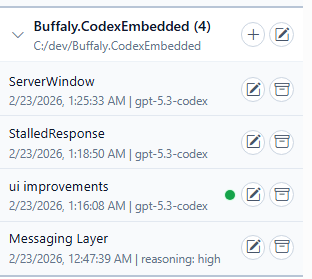 Task completion notification bubbles